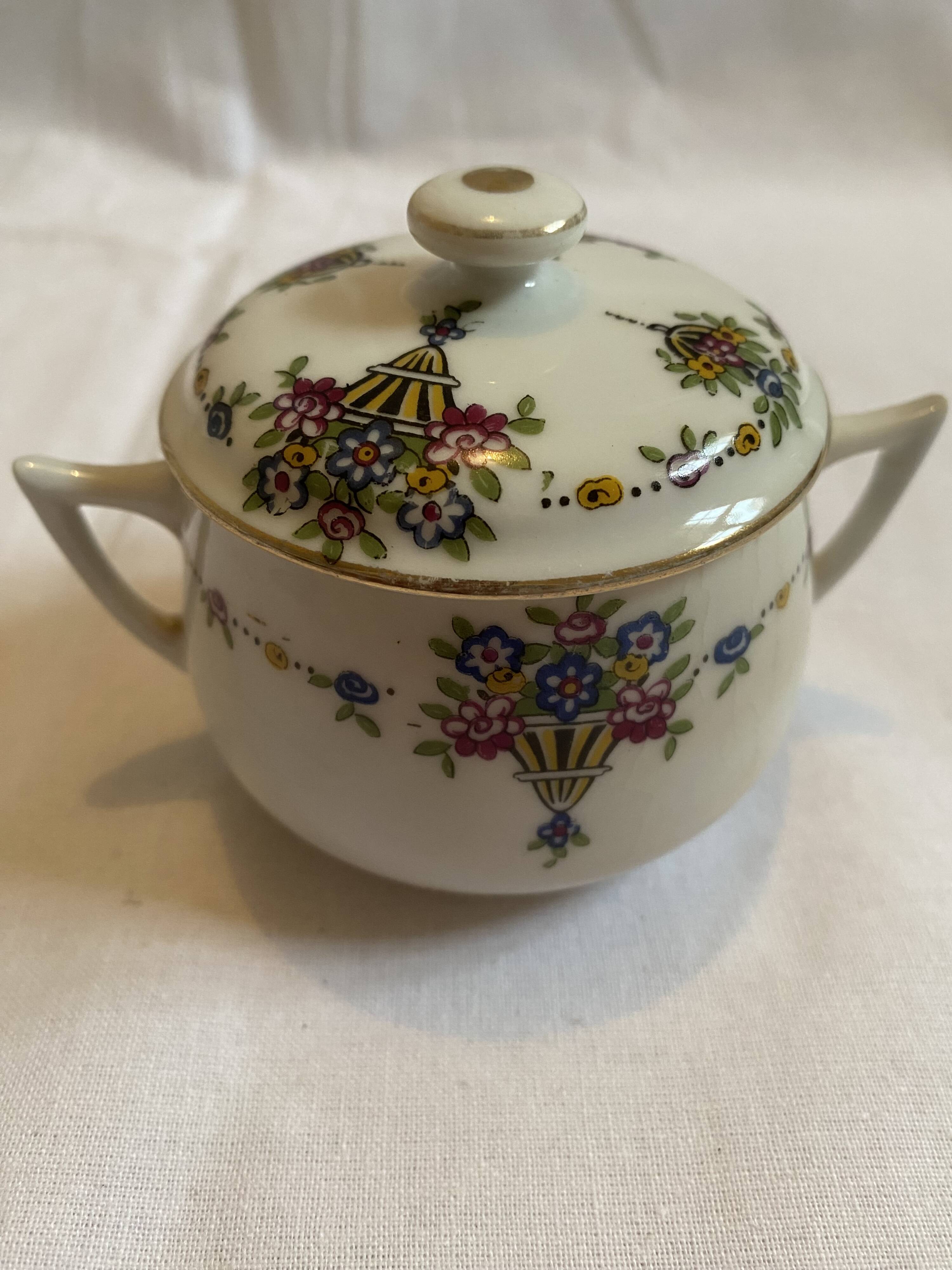 Limoges porcelain sugar bowls