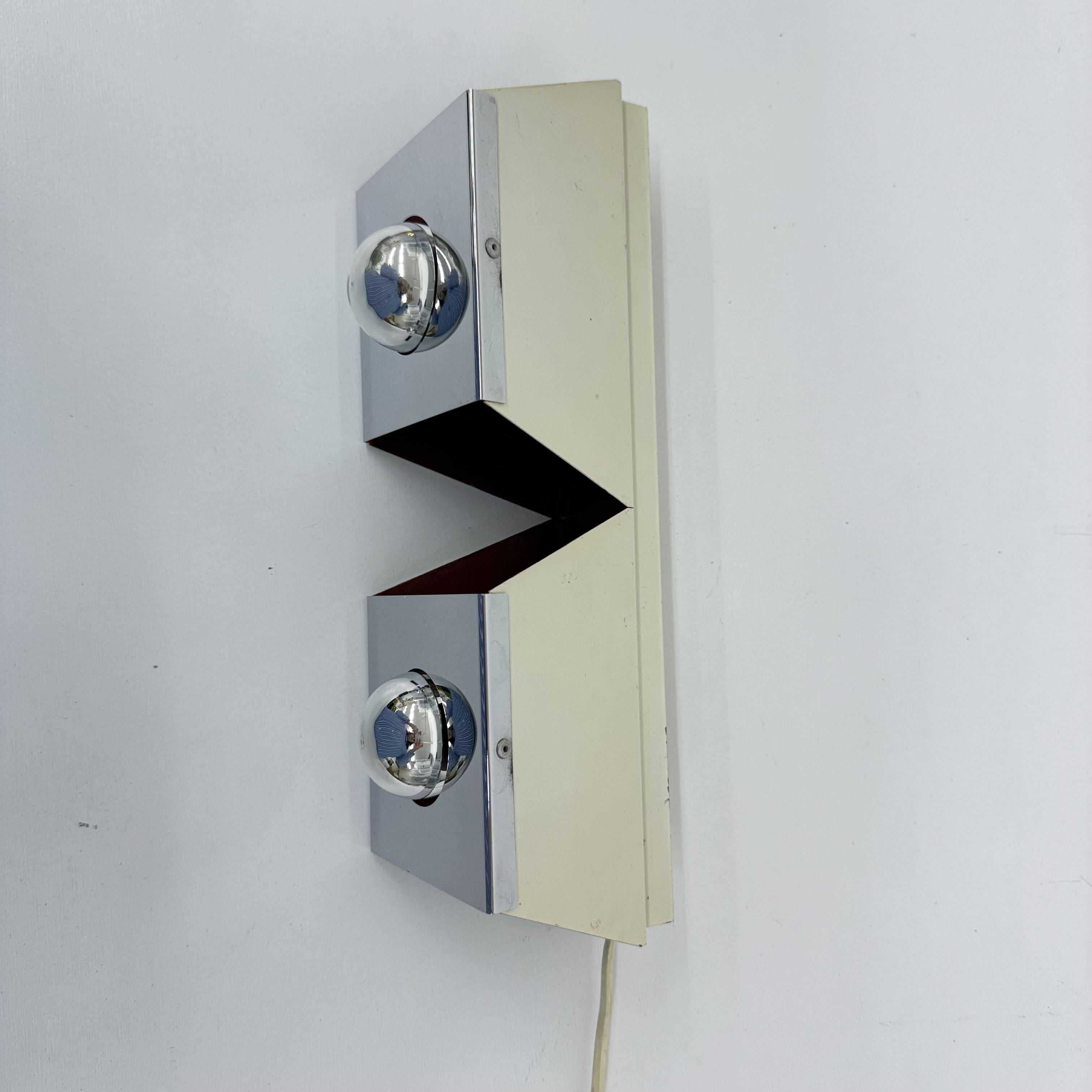 Vintage wall lamp space age , 1970s