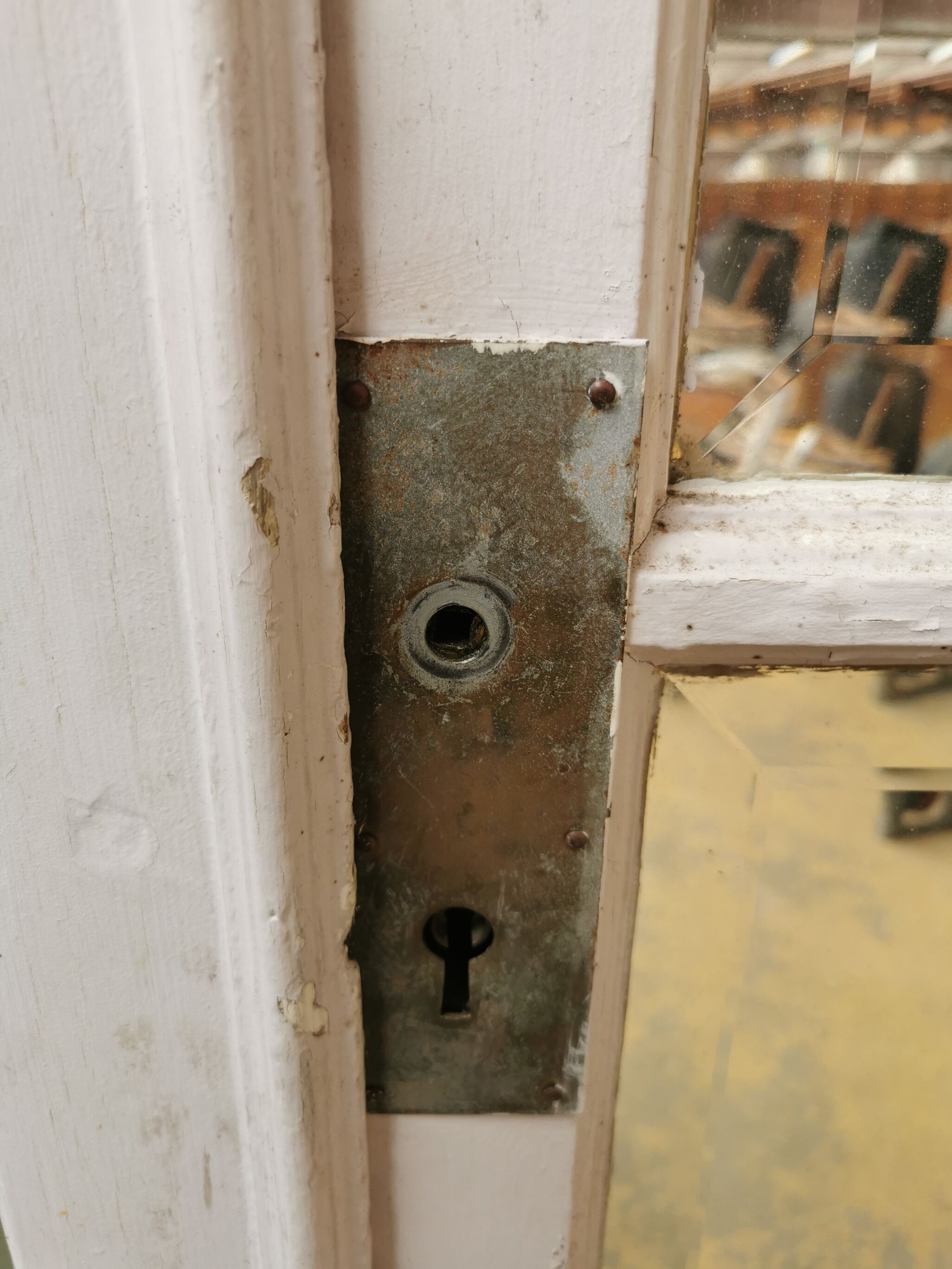 Pair of old Haussmann doors 1900/1920 with built