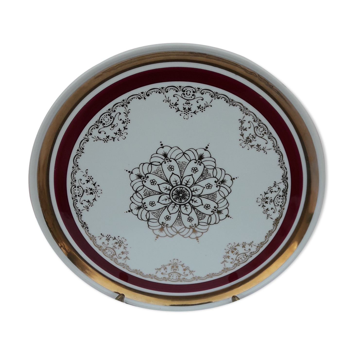 French porcelain pie dish 29.5 cm diameter
