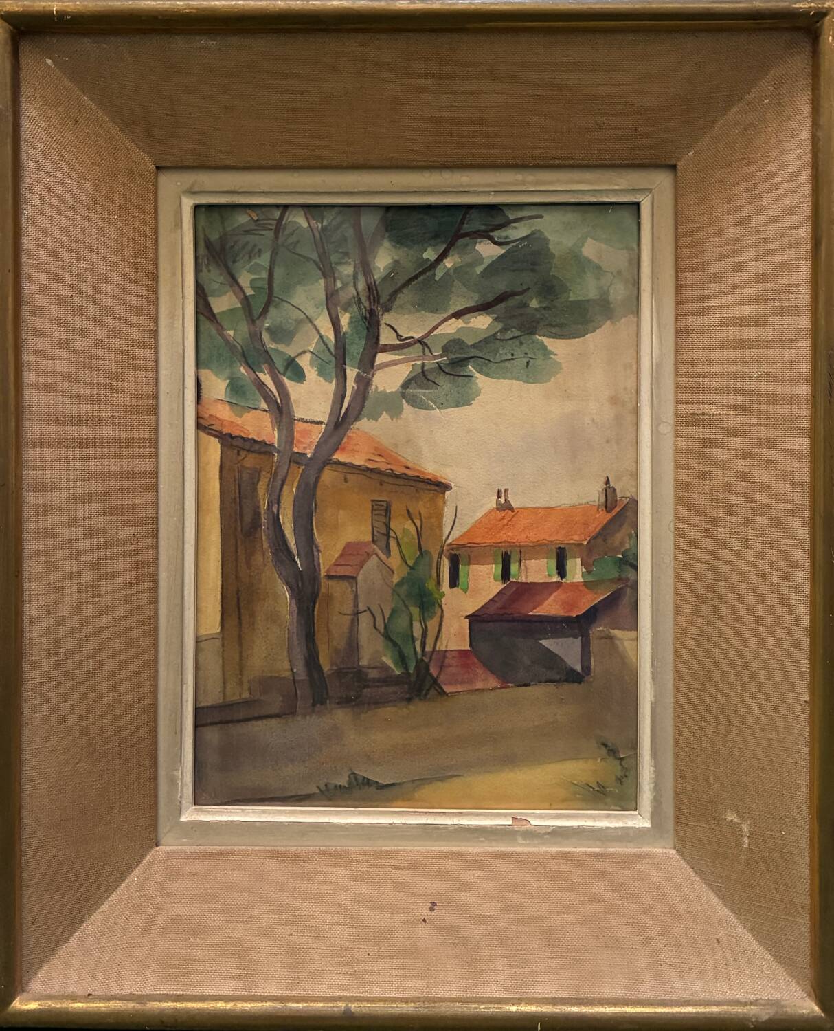 Village house landscape 20th century