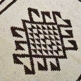 3x12 Rug For Hallway Brown Beige Turkish Runner Rug, 92x364Cm SK 18273