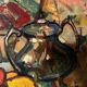 HST painting Jean RENAUT (1905-1979) "Still life with oranges and lemons" frame