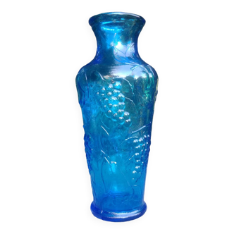 Glass vase from vintage Empoli glassworks 70s 80s