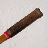 Old wooden tennis racket