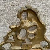 Miroir baroque en bois doré vintage ancien