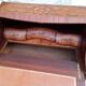 Writing desk back to donkey style Louis XV in rosewood