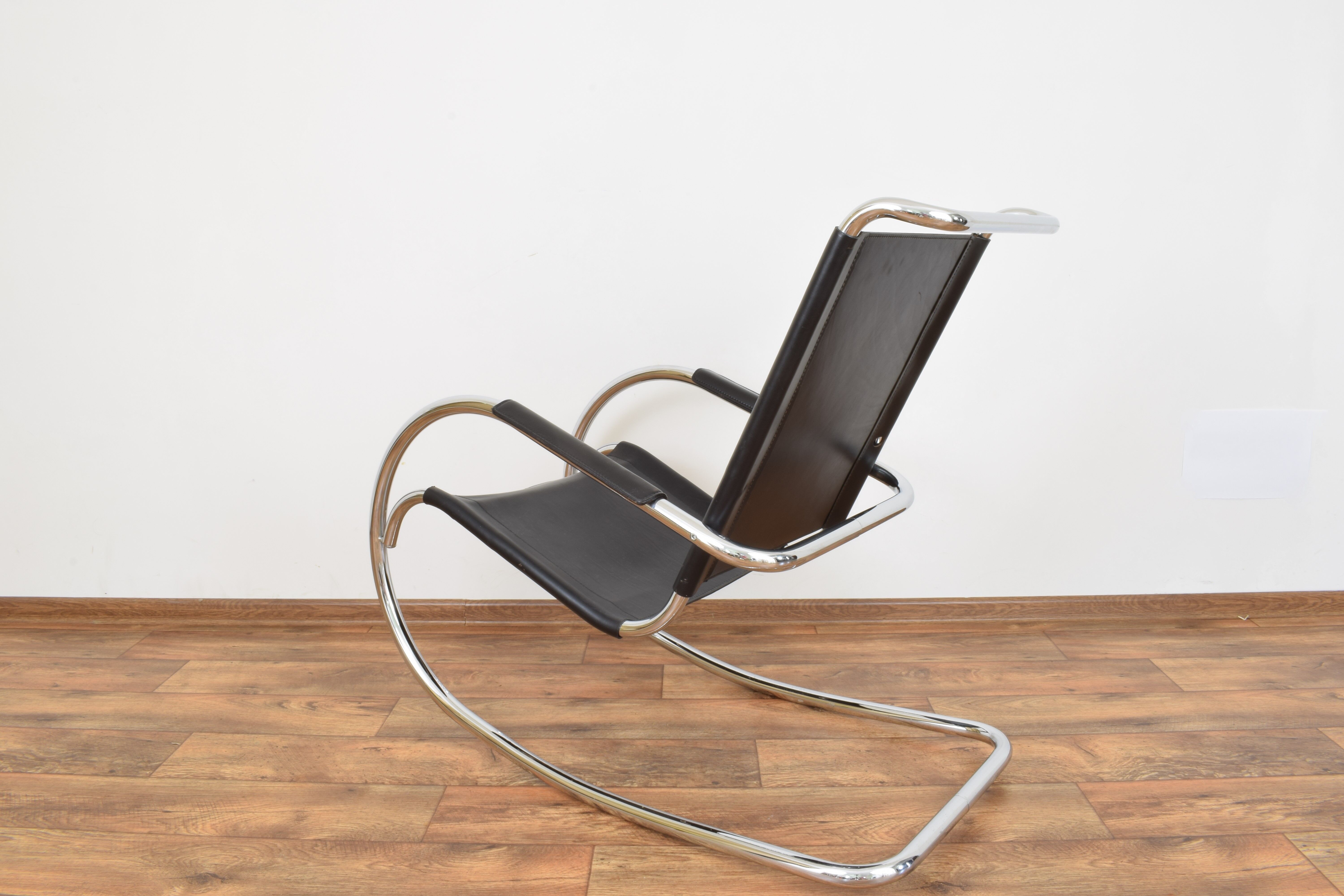Mid-century italian rocking chair from Fasem, 1960s