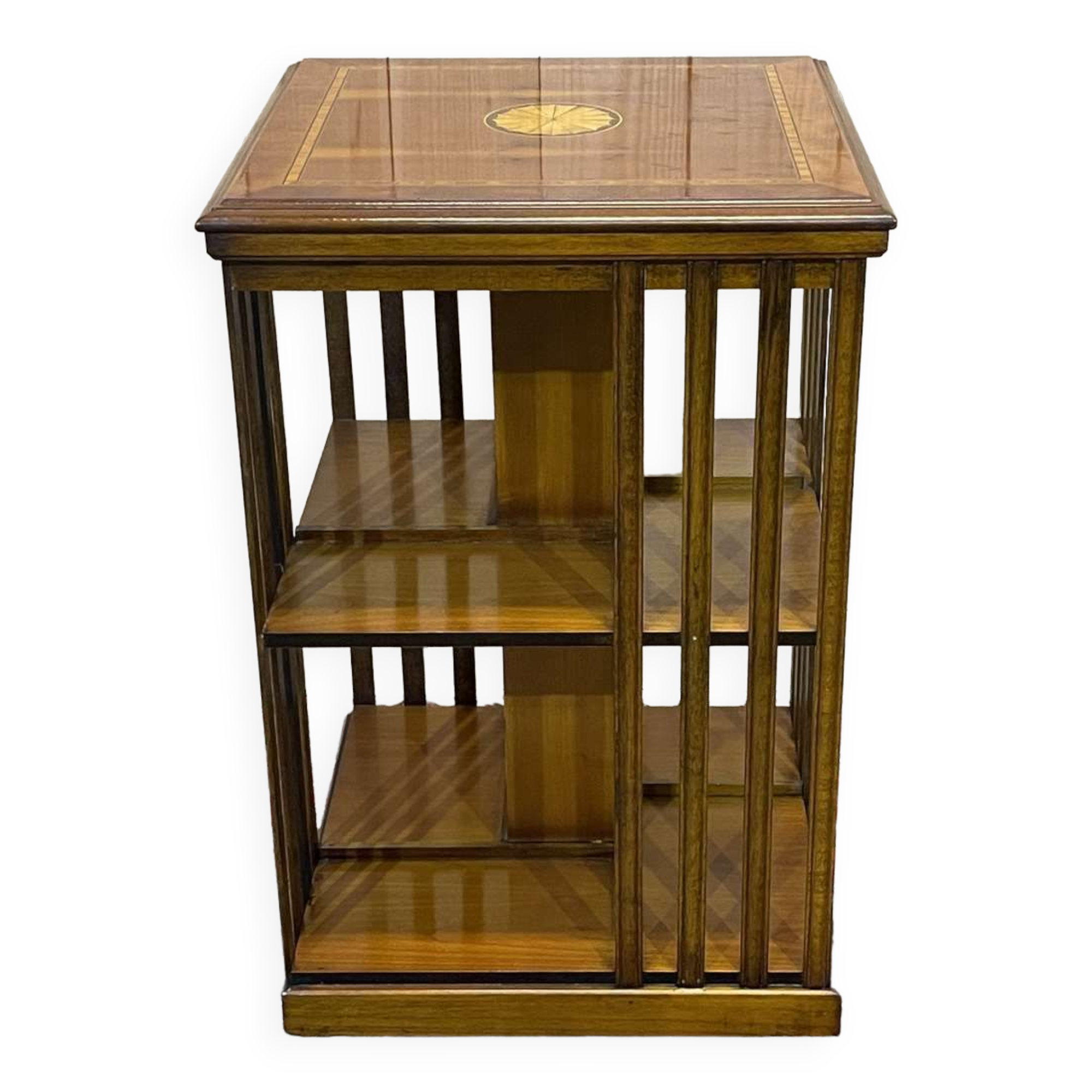 English yew revolving library from the 1950s