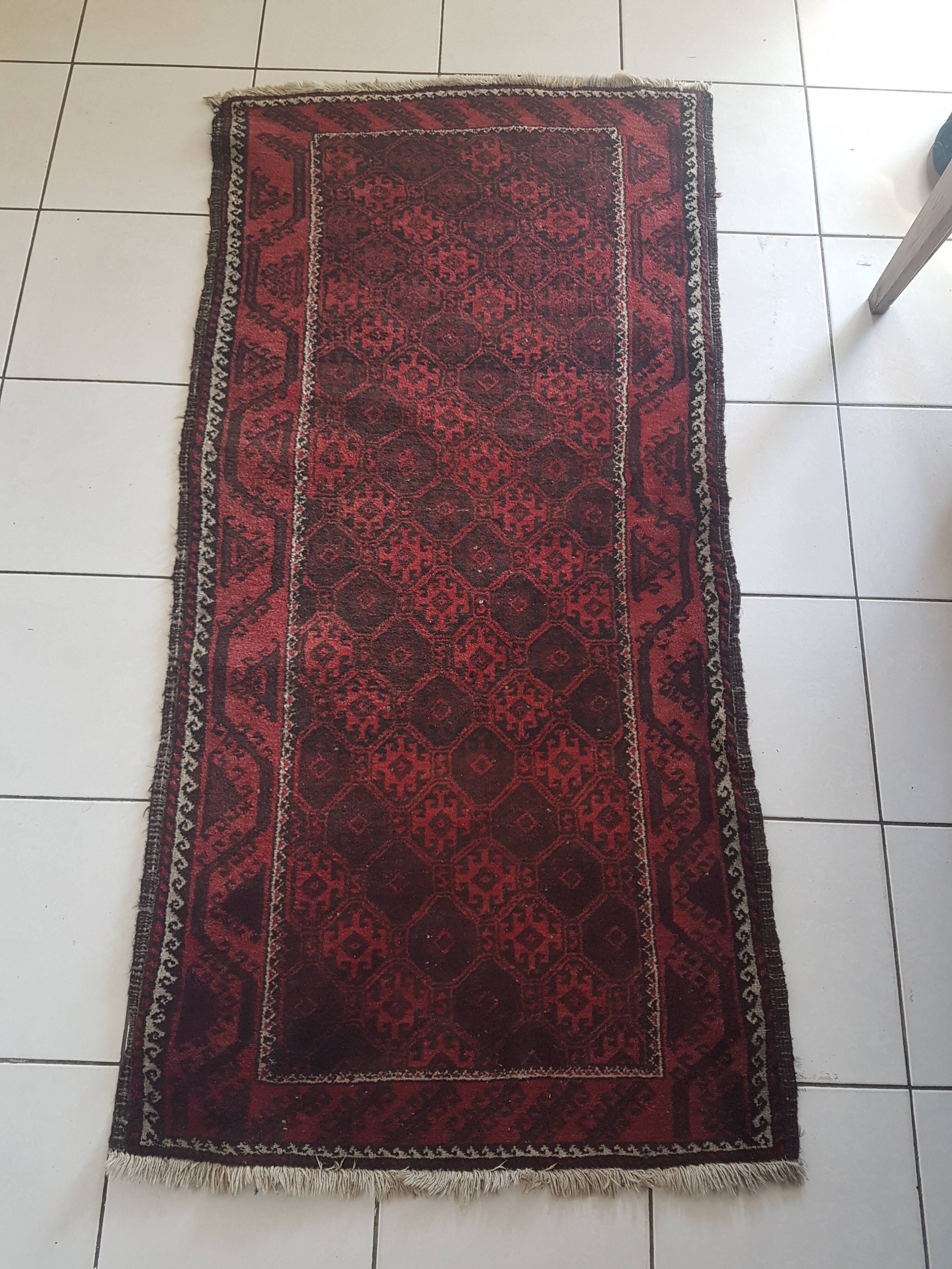 Iranian Persian carpet 87x175cm