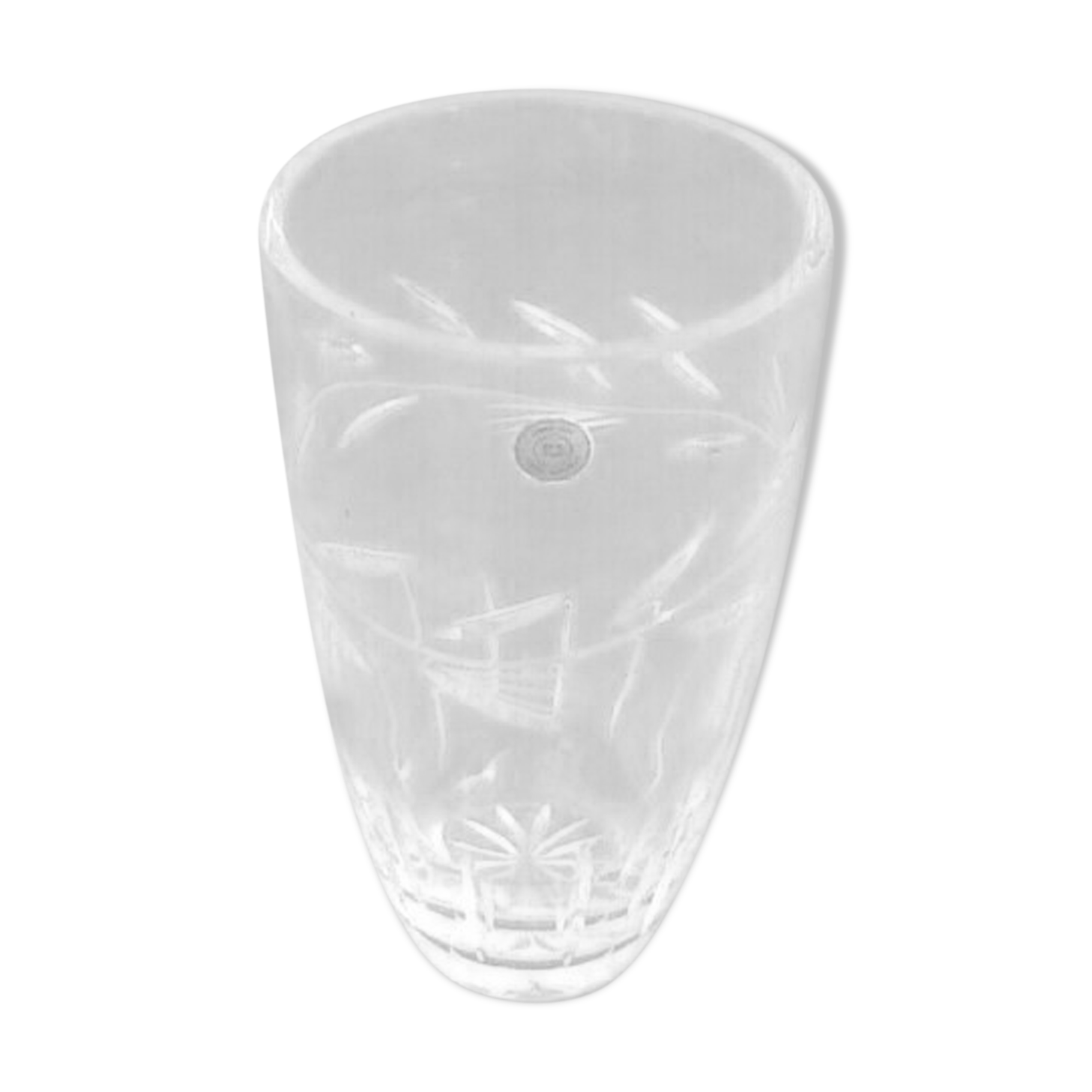 1970s Vase (large model) classic and timeless Bohemian Crystal