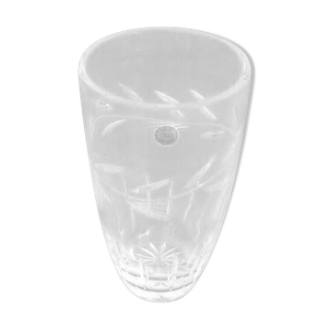1970s Vase (large model) classic and timeless Bohemian Crystal