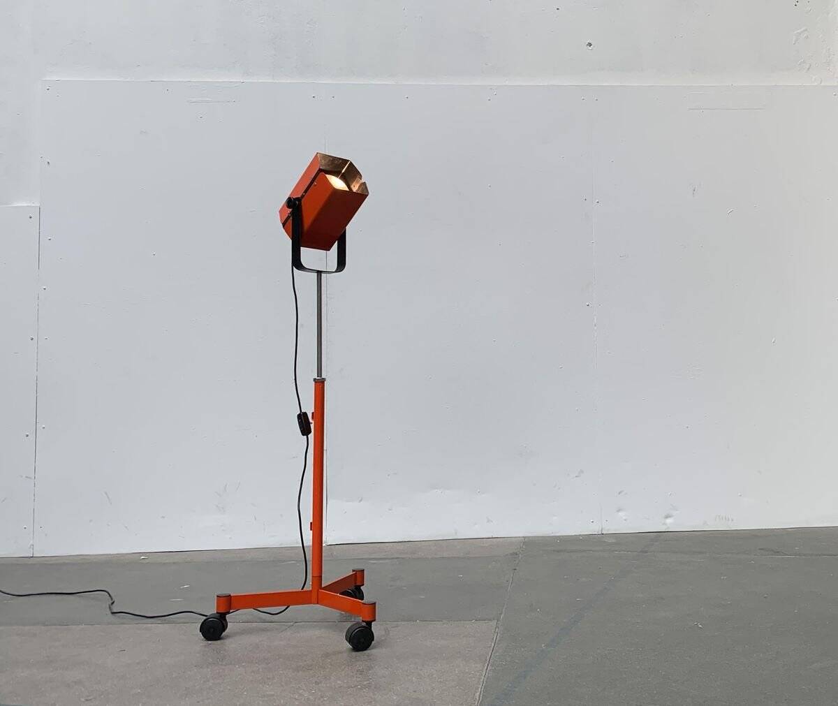Vintage Swedish Space Age floor lamp by Alda.