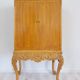 Mid-century modern artisan wardrobe in elm, Sweden, 1940s.
