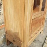 Parisian cabinet glazed raw wood