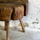 Table d'appoint Art populaire en orme, France XIXe siècle