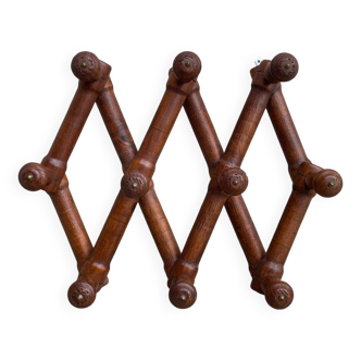 Porte-manteaux accordéon vintage