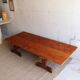 Table basse sur tréteaux de couvent