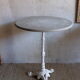 Table bistrot ronde en marbre