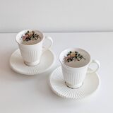 2 vintage '60 Wedgwood mugs. Conway model.