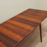 Table en palissandre, design danois, années 1970, production : Danemark