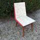 Chaise vintage pieds compas