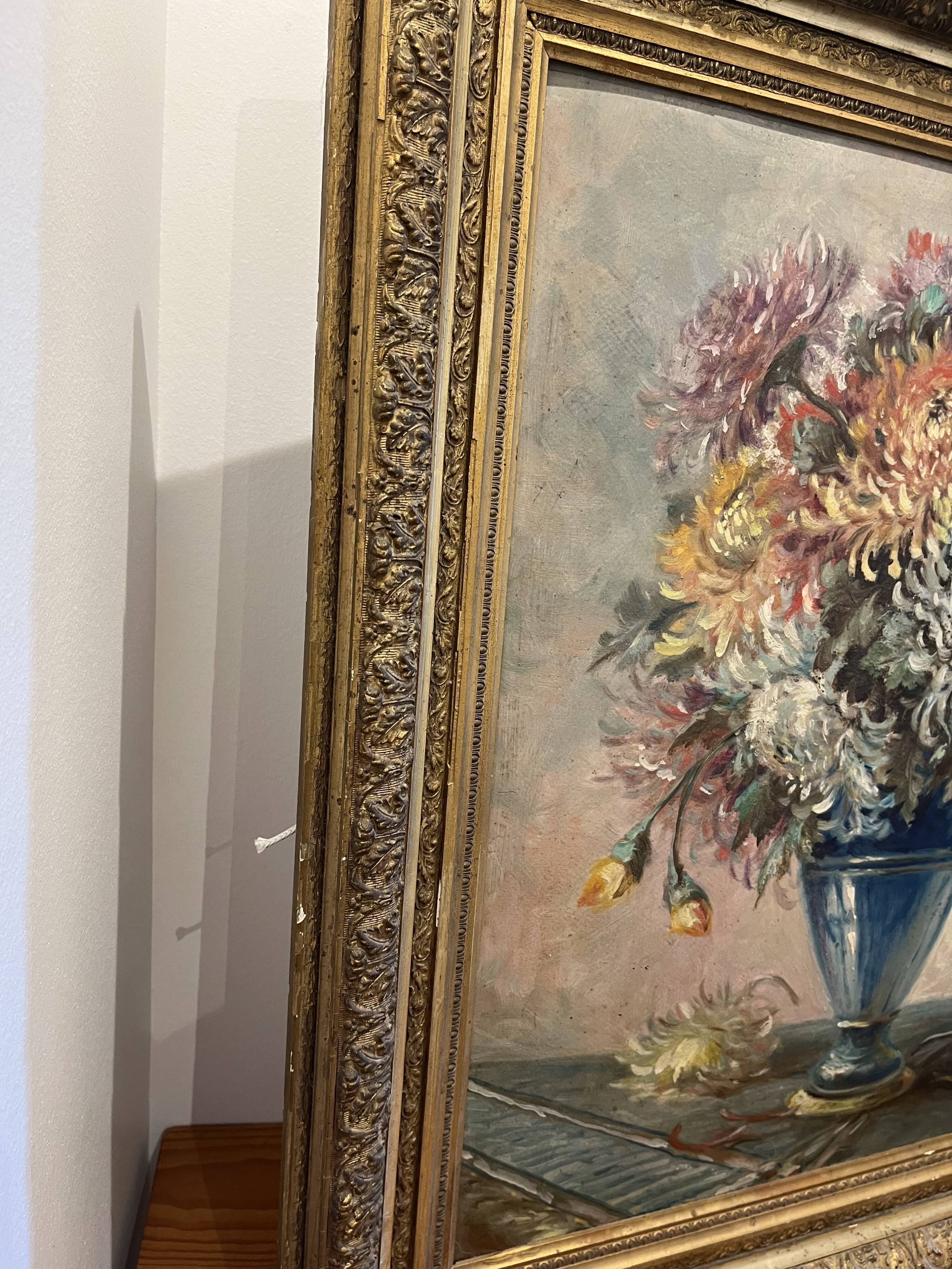 Painting flowers