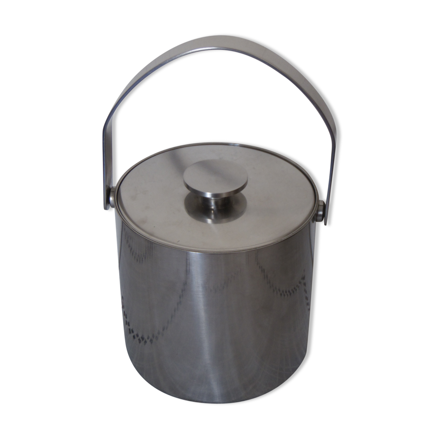 Ice bucket stainless steel vintage