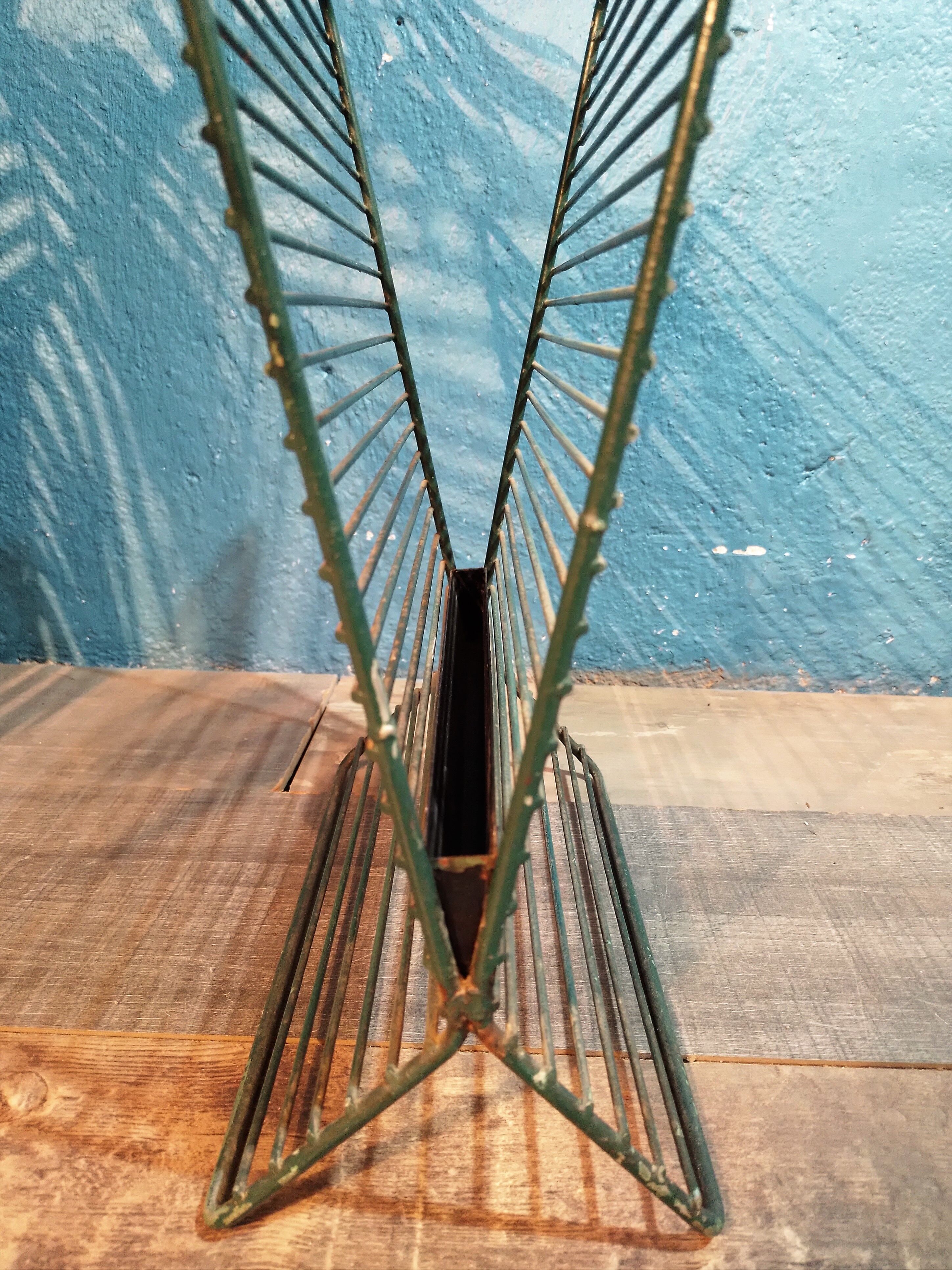 Metal magazine holder 1950s