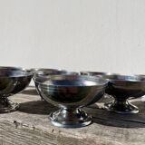 10 stainless steel cups 1970