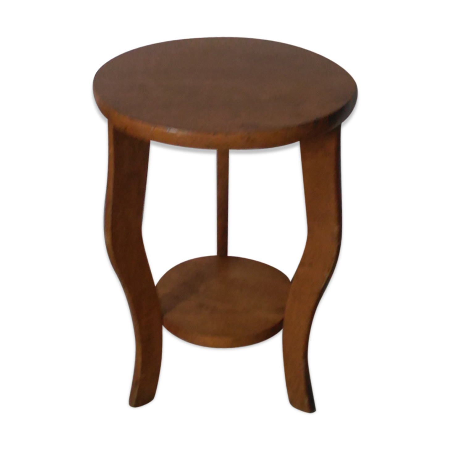 Vintage oak pedestal table