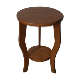 Vintage oak pedestal table