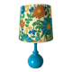 Lampe vintage fleurs années 70