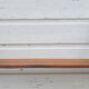 Elm and leather shelf, distributed by the Maison et Jardin Gallery in the 60