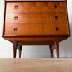 Vintage teak dressing table / chest of drawers – Scandinavian design, 1960s