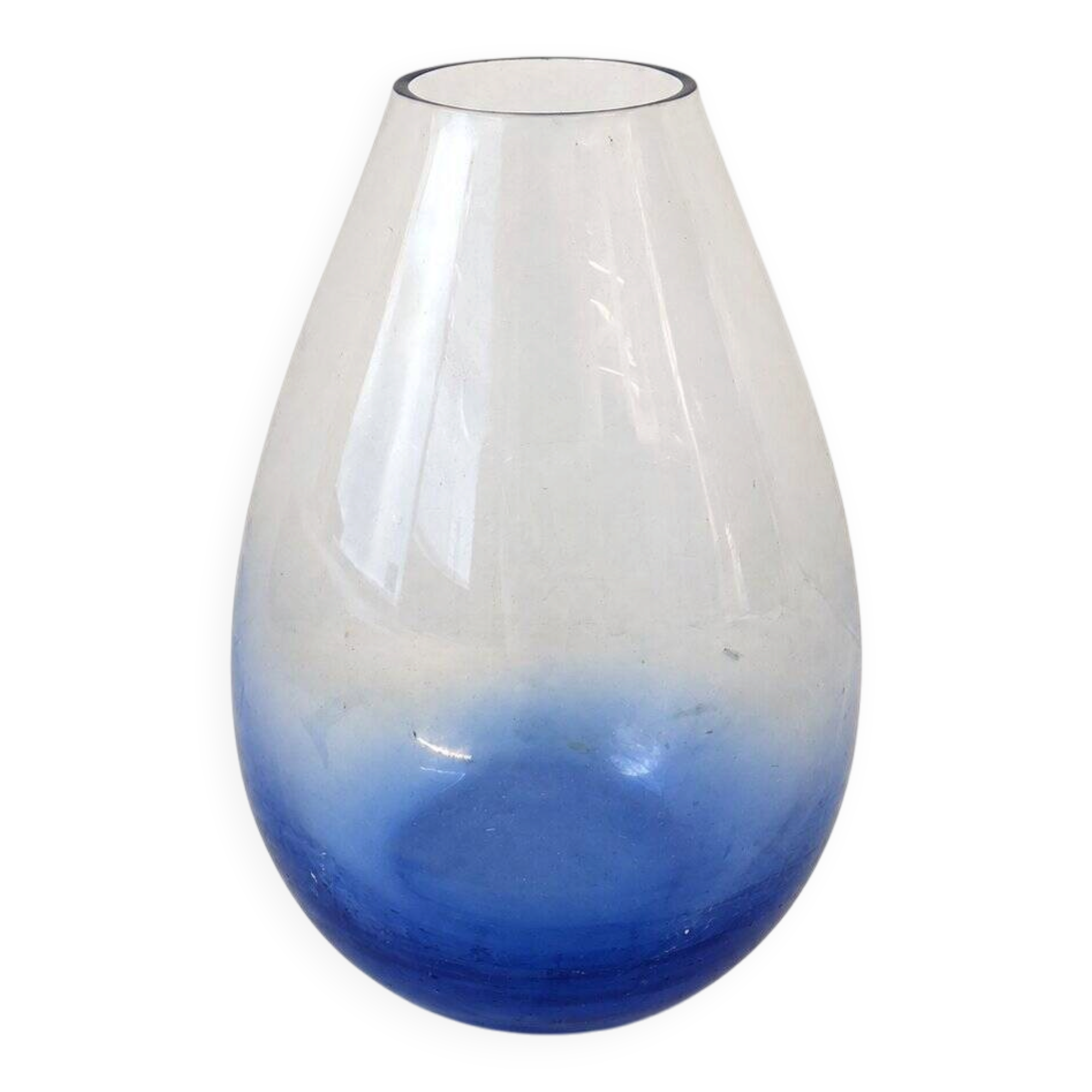 Vase pansu en verre
