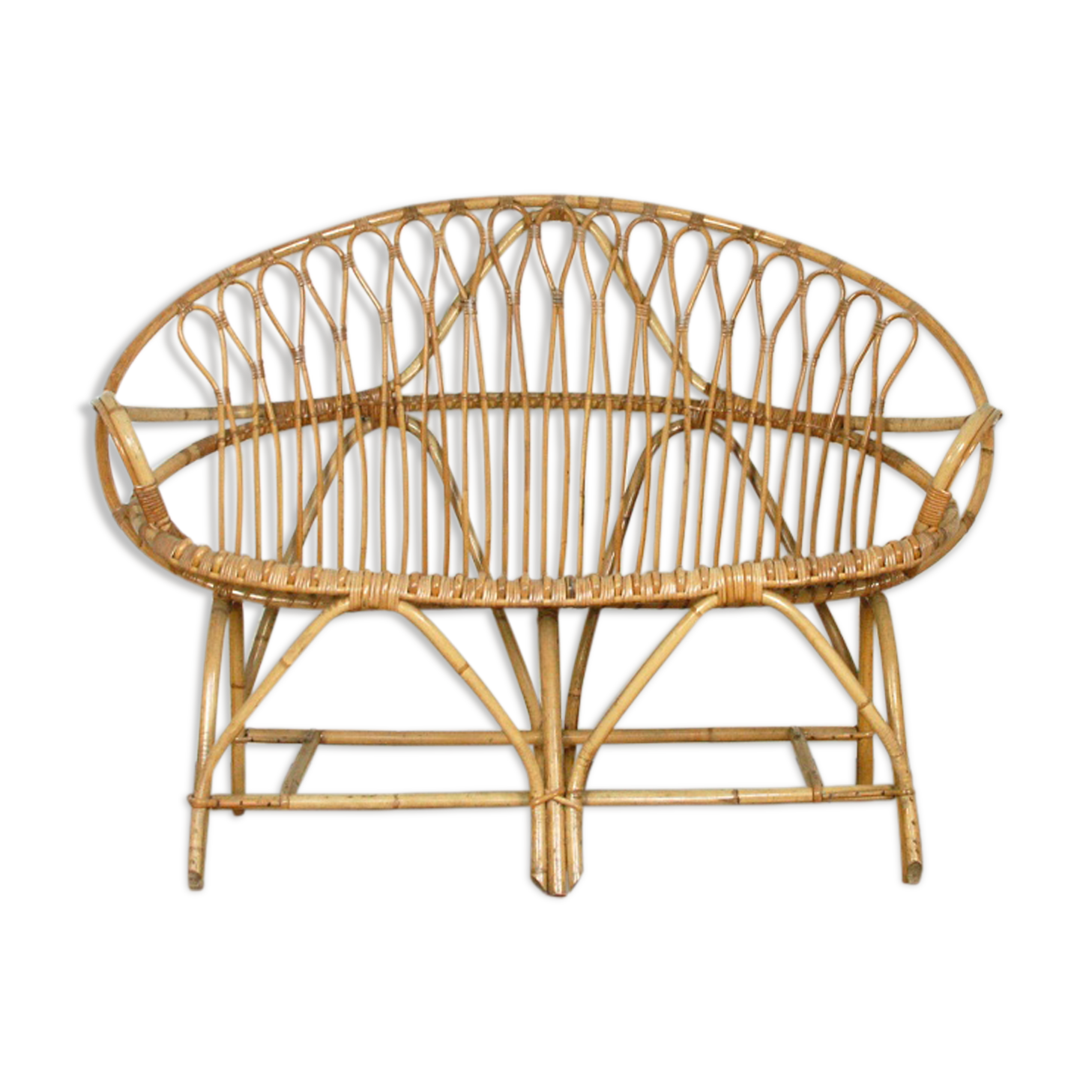 Rattan seat