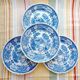 4 Villeroy & Boch Burgenland blue dinner plates