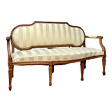 Natural wood sofa Louis XVI XVIII century