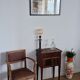 Directory style marquetry side table