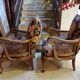 Duo de fauteuils anglais style Chippendale