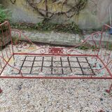 Wrought iron sofa bed nineteenth century