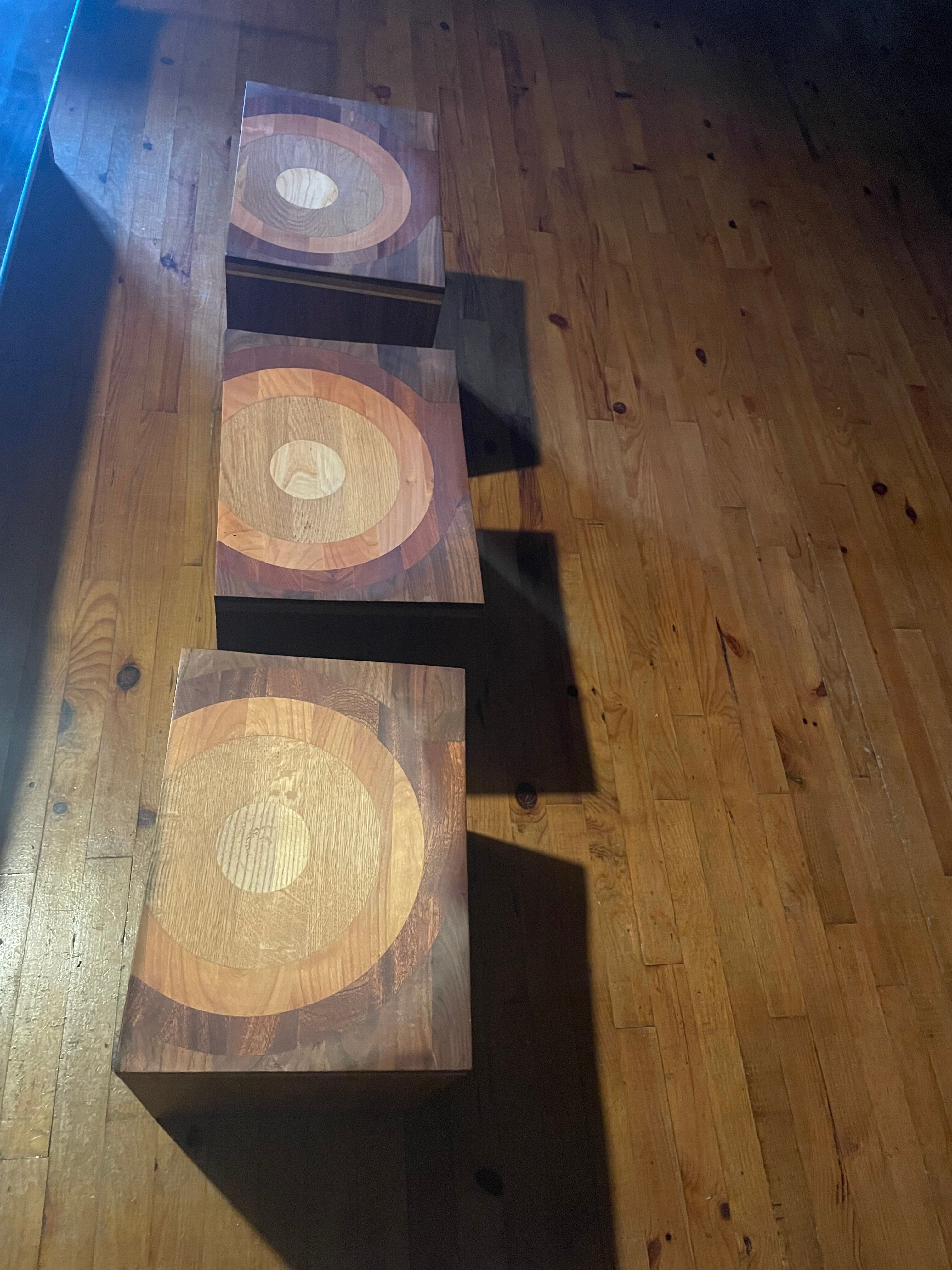 Dining table and 3 Ripples stools by Toyo Ito.