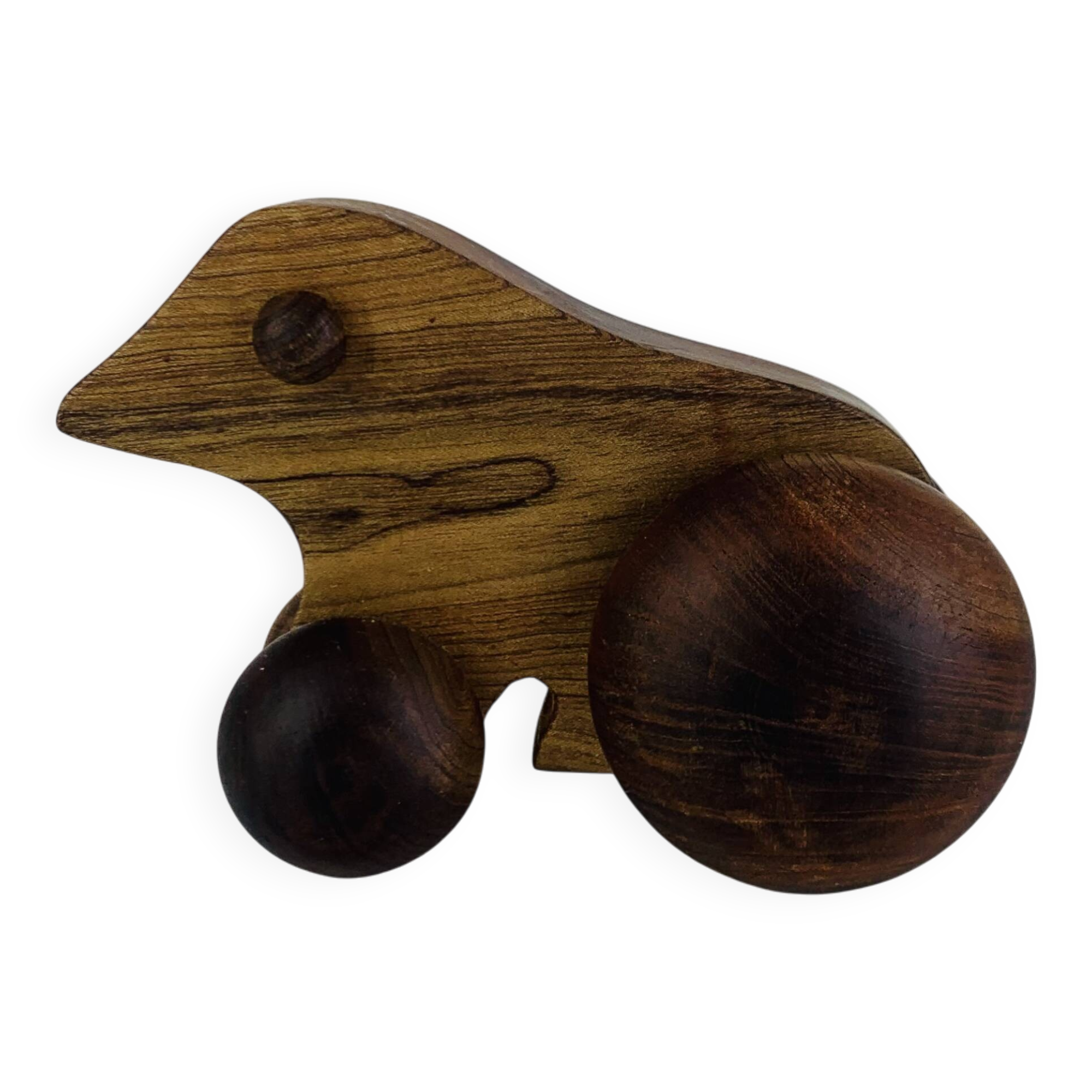 Vintage Scandinavian teak toy, 1960s