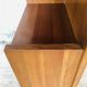 Vintage straight wall shelf, Scandinavian teak style, Circa 70's