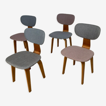 Set chairs SBO3 by Cees Braakman for Pastoe 1960