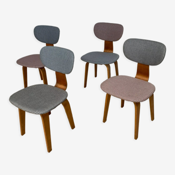 Chaises SBO3 par Cees Braakman pour Pastoe 1960