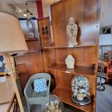 Solid cherry library screen