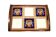 Service plate in Gien earthenware, Renaissance decoration, France