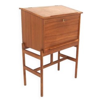 Scandinavian teak secretary "Model 67", Arne Wahl Iversen, Vinde Møbelfabrik, Denmark, 1950